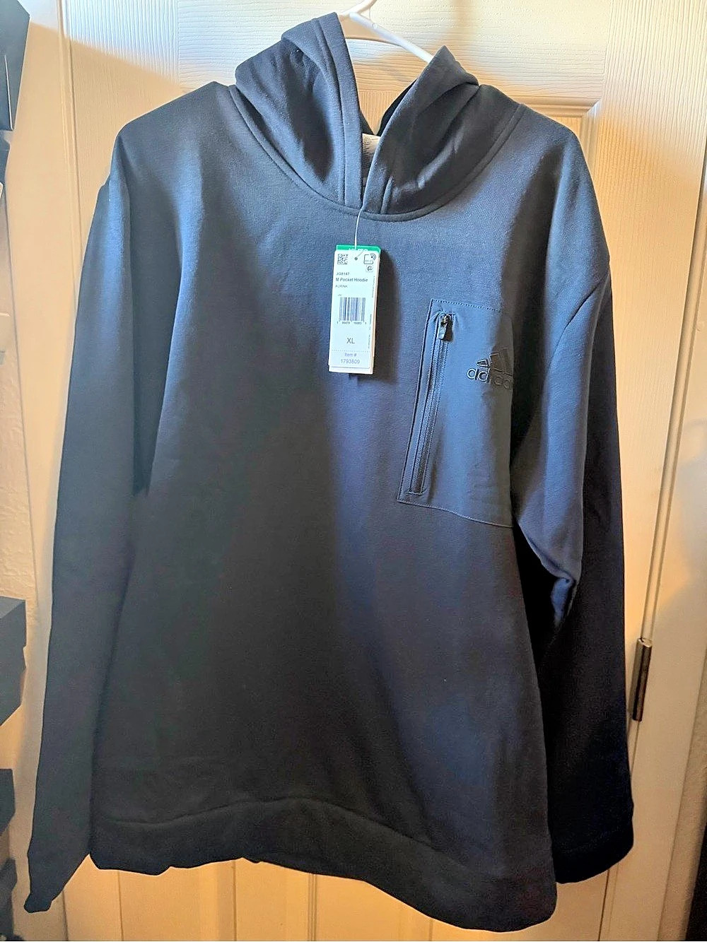 adidas Pocket Hoodie Black XL